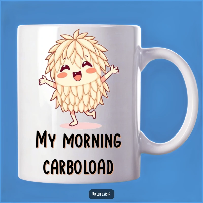 Funny Happy Rice Grain Jig Mug: A Hilarious Gift for Rice Lovers