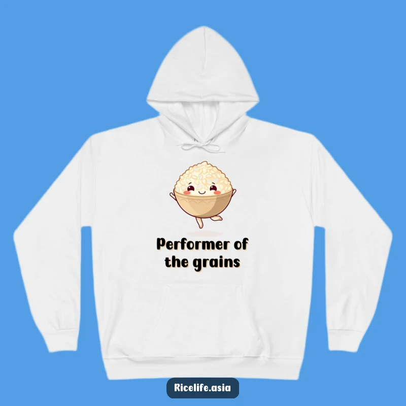 Funny Rice Bowl Pirouette Hoodie: Cozy Cartoon Comfort, Perfect Warm Gift