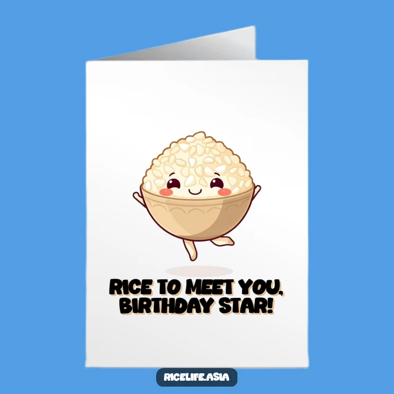 Rice Pirouette Birthday Card: Free Printable Funny Downloadable Gift for Foodie Friends!