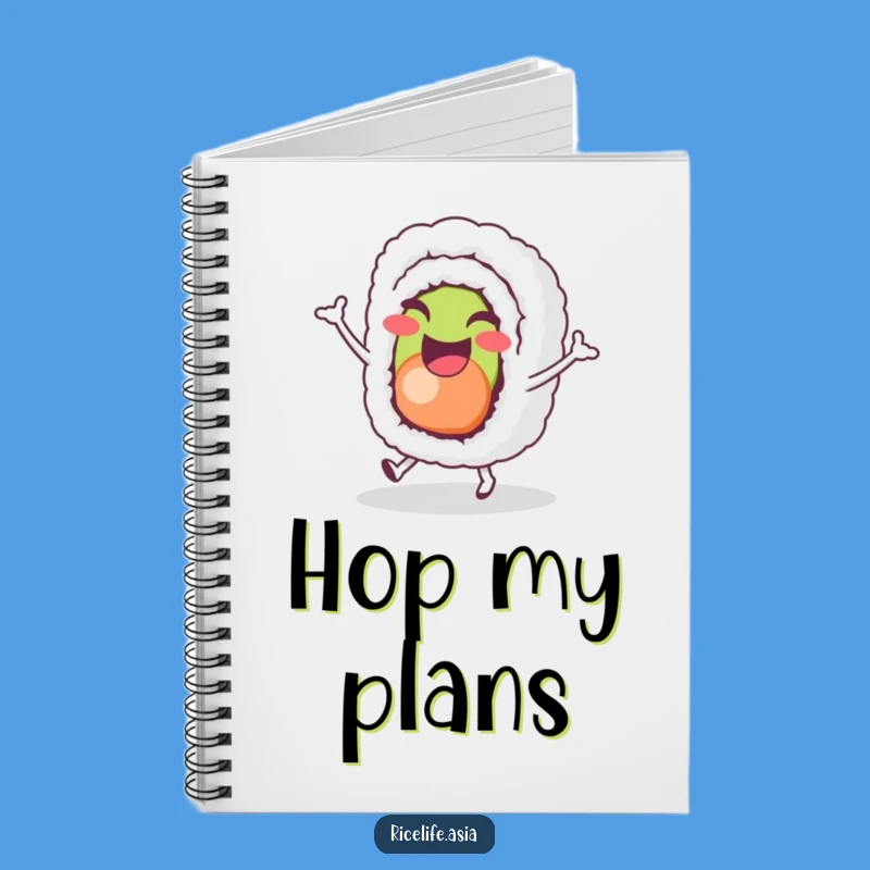 Funny Sushi Hop Notebook: Jot Down Joyful Ideas!