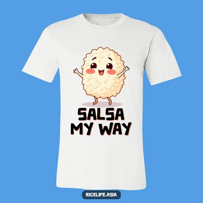 Funny Dancing Rice Grain Salsa T-Shirt - Wear Your Happy Moves